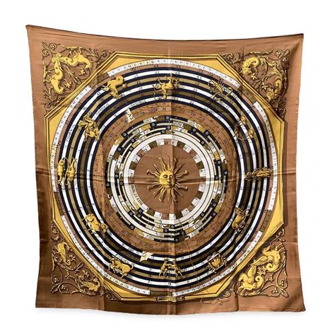 dies et hore hermes scarf|Hermes Astrologie Silk Scarf .